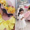 Biasa Ditutupi dengan Filter, 10 Foto Wajah Anak Tasya Farasya Saat Rayakan Ulang Tahun dengan Gaun Bunga yang Cantik