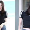 10 Potret Airport Fashion Terbaru Han So Hee Pakai Crop Top, Pamer Tato Tersembunyi di Balik Celana
