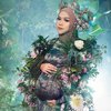 10 Potret Maternity Terbaru Ria Ricis, Begaya Ala Peri Hutan yang Dililit Pohon dan Daun