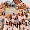 10 Momen Baby Shower Yasmine Wildblood, Cantik dengan Gaun dan Flower Crown Bertemakan Bohemian Party