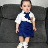 Pose Baby Guzel Anak Margin Wieheerm Tampil Pakai Seragam SMP, Cuma Diem Aja Tetap Gemesin Banget