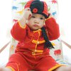 10 Potret Rayyanza Berubah Jadi Kokoh Cipung, Pakai Baju Serba Merah Khas Film Tiongkok