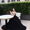 Adu Gaya 10 Aktris Korea Berbalut Black Dress, Auranya Mewah Abis!