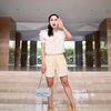 Kakinya Dicibir Belang dan Buluk, Ini Potret Sandra Dewi yang Tetap Percaya Diri Pakai Celana Pendek
