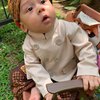 9 Momen Baby Leslar Kenakan Baju Adat Jawa dan Lampung, Gemes Banget