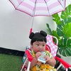 Makin Gemol Banget, Ini 10 Potret Baby Bible Anak Felicya Angelista Pakai Wig Cepol 2