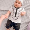Pakai Peci dan Sarung, Ini 20 Potret Gemas Baby Ukasya Kenakan Busana Muslim