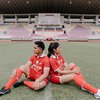 9 Potret Prewedding Kaesang Pangarep dan Erina Gudono, Kompakan Pakai Jersey Warna Merah