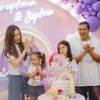 10 Potret Pesta Ulang Tahun Seraphina dan Sophia Putri Yasmine Wildblood, Gemas Serba Ungu 