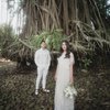 10 Potret Prewedding Kaesang Pangarep dan Erina Gudono yang Disebut Mirip Poster Film Horor, Pakai Baju Putih di Bawah Pohon Beringin
