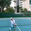 10 Potret Syahrini Main Tenis, Gayanya Tetap Stylish dan Cetar Abis!