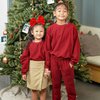 Deretan Pemotretan Ryshaka dan Sea Anak Ryan Delon Bertema Natal, Gemes Pakai Baju Kembar