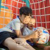 13 Potret Perayaan Ulang Tahun Rayyanza Part Satu, Bertema Club Bola Dirayakan Bareng Keluarga