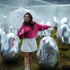 10 Potret Marsha Aruan Healing Liburan ke Jepang, Tetap Tampil Fashionable di Tengah Hujan