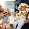 10 Potret Gemas Baby Issa Anak Nikita Willy Playdate Bareng Sepupu di Bali, Chill di Pantai Pakai Baju Kembaran