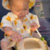 10 Potret Gemas Baby Issa Anak Nikita Willy Playdate Bareng Sepupu di Bali, Chill di Pantai Pakai Baju Kembaran
