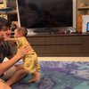 Potret Terbaru Baby Leslar yang Sudah Lancar Berjalan, Lengket dan Super Hangat Saat Peluk sang Ayah