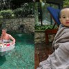 Potret Liburan Citra Kirana dan Rezky Aditya di Bali, Baby Athar Nontonin Mama Papa Bermesraan dari Pinggir Kolam