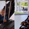 Potret Baby Issa Anak Nikita Willy Bantu Mamanya Dorong Koper di Bandara, Kecil-Kecil Tenaganya Kuat Banget!