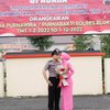 Cantik Serba Pink, Ini Deretan Potret Yeni Inka saat Pakai Seragam Bhayangkari Temani sang Suami Naik Pangkat