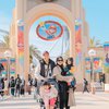 Full Senyum, Ini Deretan Potret Keluarga Chelsea Olivia dan Glenn Alinskie Liburan ke Universal Studio Jepang