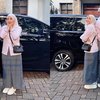 Pesona Margin Wieheerm Tampil Imut Pakai Seragam SMA dan Hijab, Manis Banget!