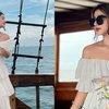 Deretan Pesona Ghea Youbi saat Liburan Naik Kapal Pinisi, Cantik dengan Sundress Putih