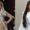 10 Potret Miss Bahrain Evlin Khalifa, Tetap Tampil Tertutup dan Tolak Kenakan Swimsuit