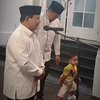 Potret Kelakuan Random Al Nahyan Cucu Jokowi saat Temani Prabowo Pidato, Asyik Joget-Joget! 