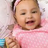 Potret Baby Raya Maryam, Keponakan Syahrini yang Punya Bola Mata Indah dan Senyum Manis Menawan