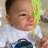 Gemesin Banget, Ini Potret Baby Issa Anak Nikita Willy Belepotan saat Makan Mie Hijau