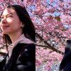 Yuki Kato Bikin Kepincut, Kecantikannya Berpadu Apik dengan Keindahan Bunga Sakura