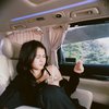 Deretan Gaya Sandrinna Michelle saat Foto di Dalam Mobil, Mulai dari Imut sampai Slay~