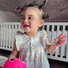 Potret Terbaru Baby Guzel Anak Margien Wieheerm dengan Rambut Kuncir Tiga, Super Gemoy dan Cantik Banget