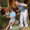 10 Potret Gisella Anastasia dan Gading Marten Temani Gempi Study Tour ke Taman Safari, Kompak Banget!