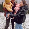 Potret Felicya Angelista dan Keluarga Liburan di Swiss, Bible Seneng Banget Pertama Kali Rasain Salju!