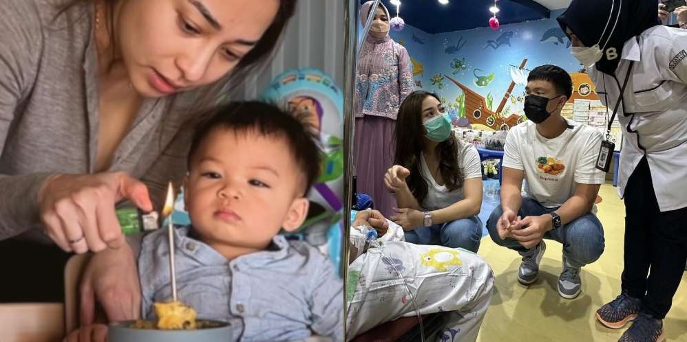 Potret Ulang Tahun Pertama Baby Issa Bareng Pasien Kanker, Ajari Anak Sederhana dan Peduli Sejak Dini 