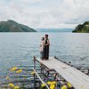 Potret Prewedding Jessica Mila dan Yakup Hasibuan di Danau Toba, Pemandangannya Juara!