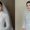 7 Potret Gaun Pernikahan Jessica Mila, Mewah dan Elegan dalam Nuansa Klasik