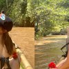9 Potret Ziva Magnolya Liburan ke Thailand, Plesiran ke Kali Pamer Tato di Bahu yang Curi Perhatian