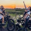 Potret Keluarga Jessica Iskandar dan Vincent Verhaag Santai Bersepeda, Full Senyum Nikmati Sunset