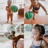 8 Potret Lucu Baby Xarena saat Main di Pantai, Pipi Gembulnya Bikin Gemas!