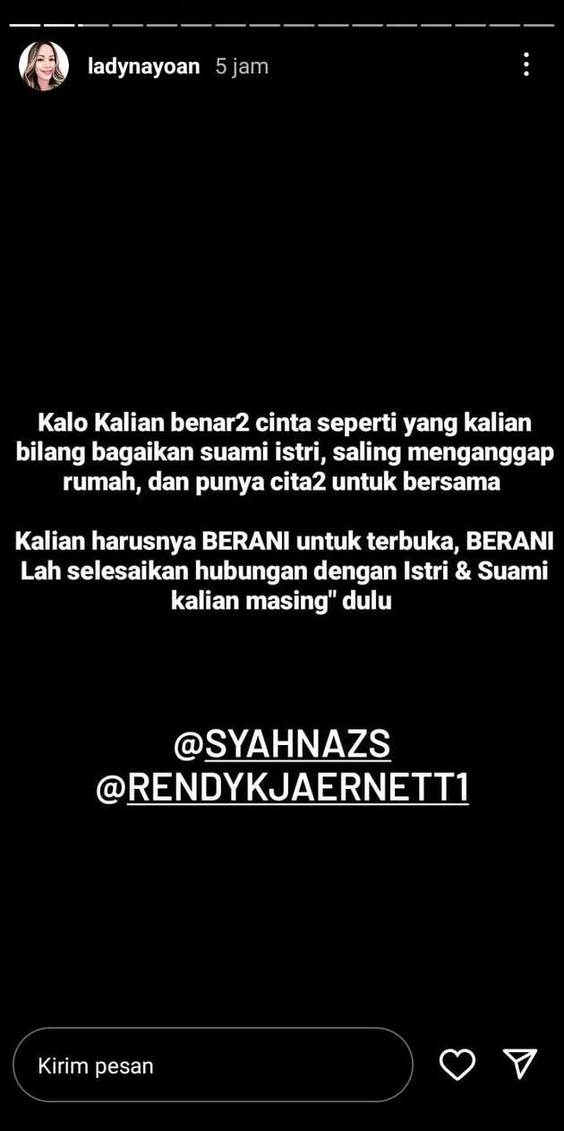 Deretan Bukti Dugaan Perselingkuhan Syahnaz Sadiqah dan Rendy Kjaerneet yang di-spill Istri