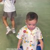 Potret Lucu Cipung di Lagi-Lagi Tenis, Lari-Larian di Pinggir Lapangan Demi Dukung Mama Gigi dan Papa Raffi