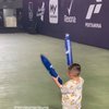 Potret Lucu Cipung di Lagi-Lagi Tenis, Lari-Larian di Pinggir Lapangan Demi Dukung Mama Gigi dan Papa Raffi