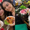 Potret Seru Febby Rastanty Jajal Jajanan Tradisional di Pasar Thailand