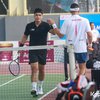 10 Potret Rezky Aditya Pakai Baju Bertuliskan Punya Ciki di Pertandingan Tenis Selebriti Indonesia, Bucin Banget!