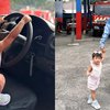 Setir Mobil Sampai Ikutan Bulutangkis, Ini Potret Terbaru Baby Moana Anak Ria Ricis yang Makin Random Banget