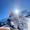Potret Gemasnya Baby Nae Anak Adipati Dolken saat Pertama Kali Bermain Salju, Cute Kayak Boneka Banget!