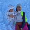Potret Gemasnya Baby Nae Anak Adipati Dolken saat Pertama Kali Bermain Salju, Cute Kayak Boneka Banget!